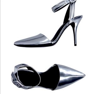 Alexander Wang Silver Heels. Brand new with box.